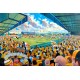 Wheldon Road Stadium Fine Art Print - Castleford Tigers Rugby League